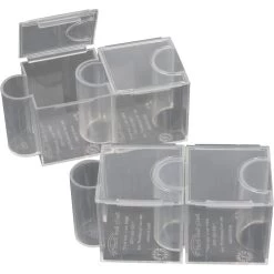 Really Good Stuff® Dice Shakers - Set Of 4 - Clear -Children School Supplies S728516 2