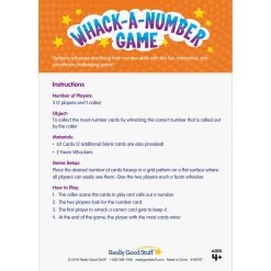 Whack-A-Number Game -Number Identification 11 Whack-A-Number Game -Number Identification -Children School Supplies S728564 3