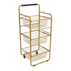 Excellerations® Outdoor Storage Cart With Removable Baskets