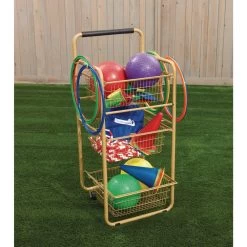 Excellerations® Outdoor Storage Cart With Removable Baskets -Children School Supplies S730382 2