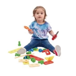 Excellerations® My First Soft Tool Set - 28 Pieces With Storage Bag -Children School Supplies S731633 1