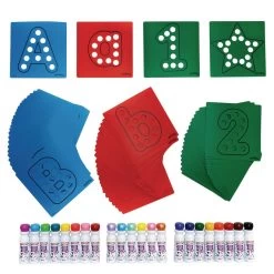 Dabber Dot Stencils & Dabber Marker Kit