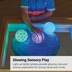 Light Up Tactile Glow Spheres - Set Of 6 -Children School Supplies S739530 0