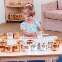 Stack & Roll Metallic Discs -Children School Supplies S739534 1