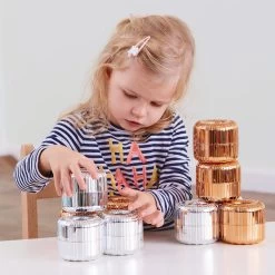 Stack & Roll Metallic Discs -Children School Supplies S739534 3