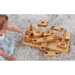 Wooden Stack And Build Block 9 Wooden Stack And Build Block -Children School Supplies S776089 3