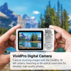 Hamilton VividPro™ 18 MP, 8x Optical Zoom Lens Digital Camera -Children School Supplies S776343 0