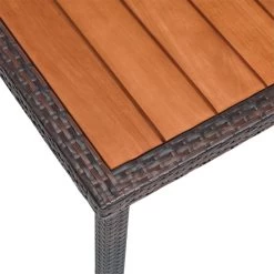 Excellerations® Outdoor Wicker Dining Set, 3-Piece Set With Table And 2 Benches (Preschool Height) -Children School Supplies S779303 4