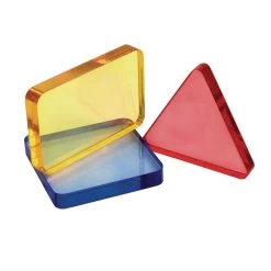 Excellerations® EarlySTEM™ Translucent Light Table Shapes - Set Of 6 -Children School Supplies S779776 1