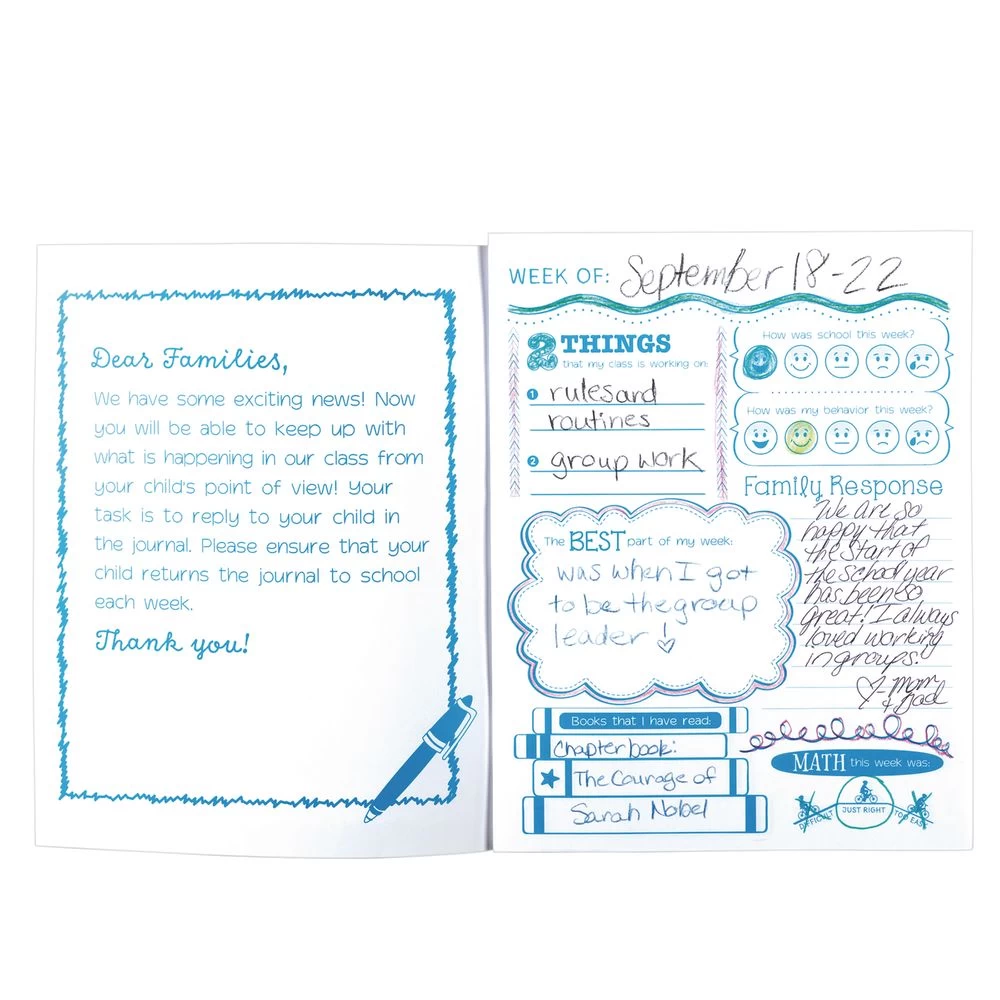 Really Good Stuff® Weekly Family Journals 4 Really Good Stuff® Weekly Family Journals - Image 4