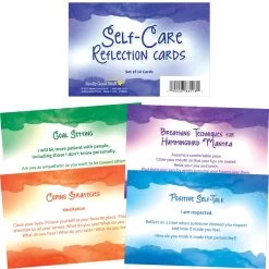 Really Good Stuff® Self-Care Reflection Cards