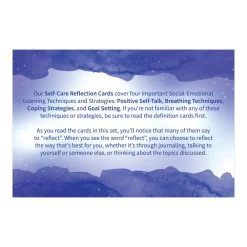 Really Good Stuff® Self-Care Reflection Cards -Children School Supplies S780814 1