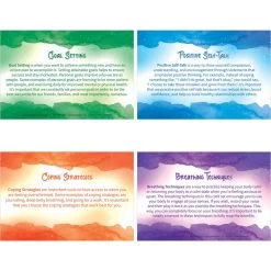 Really Good Stuff® Self-Care Reflection Cards -Children School Supplies S780814 2