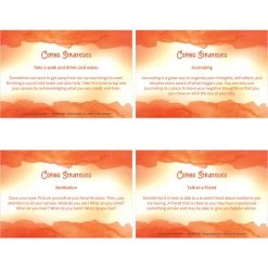 Really Good Stuff® Self-Care Reflection Cards -Children School Supplies S780814 4