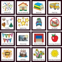 Linear Calendar -Children School Supplies S781261 7