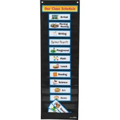 Whole-Class Visual Schedule Pocket Chart? & Cards -Children School Supplies S781274 6