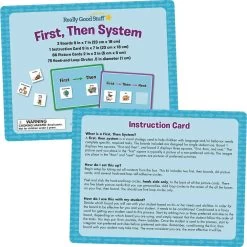 Really Good Stuff® First, Then System -Children School Supplies S781281 3