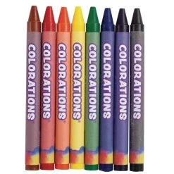 Colorations® Regular Crayons, 24 Packs, Each 8 Colors -Children School Supplies S782401 1
