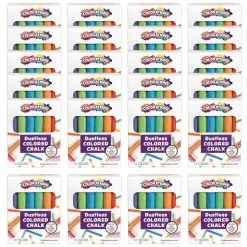 Colorations® Chalk, 12 Colors Per Pack, 24 Packs Included