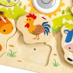 Playgo Animal Friends Lights & Sounds Puzzle -Children School Supplies S785212 2