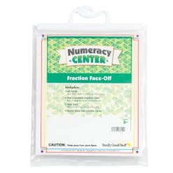 Fraction Faceoff Numeracy Center With Storage Bag - Grab And Go Learning Pack - Children Build Fraction Fluency By Comparing Common Fractions - Grades 3-5 -Children School Supplies S810831 1
