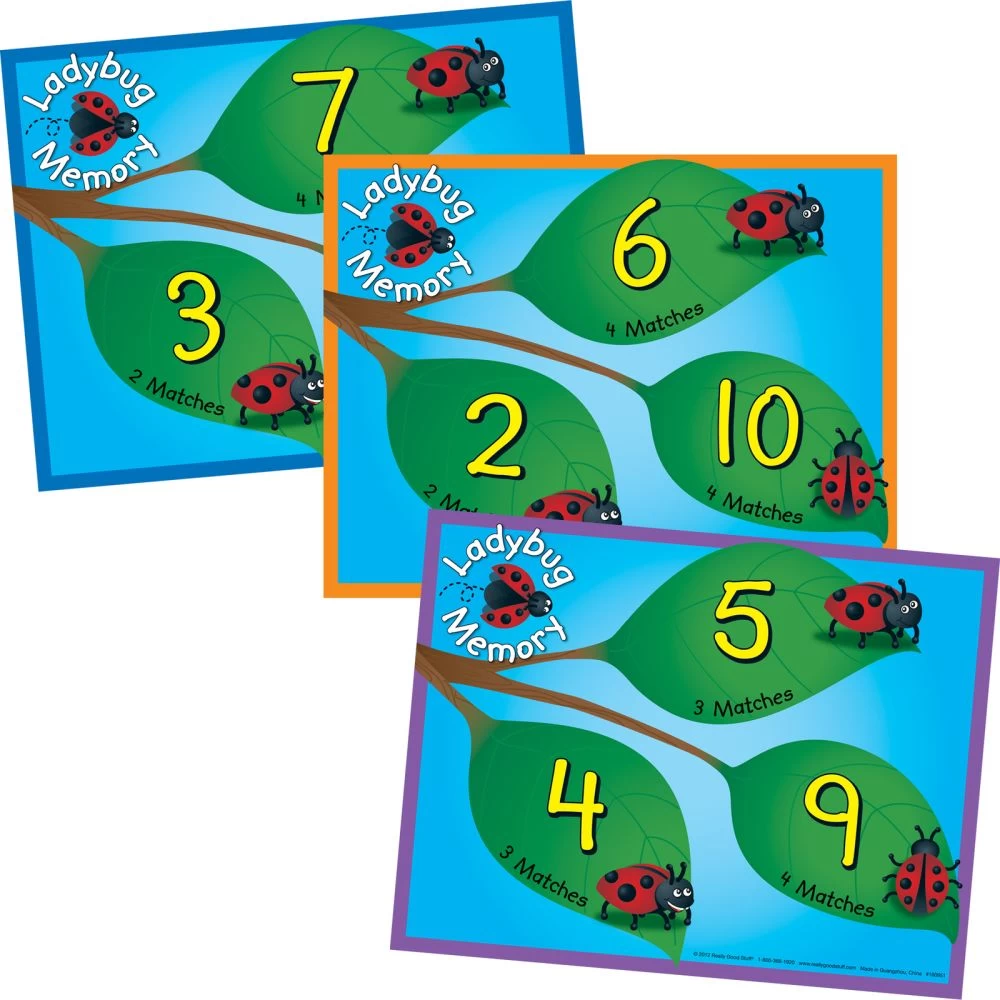 Really Good Stuff® Ladybug Sum Match Numeracy Center™ - 1 Numeracy Center 3 Really Good Stuff® Ladybug Sum Match Numeracy Center™ - 1 Numeracy Center - Image 3