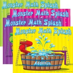 Monster Math Splash - Addition Numeracy Center™ - 1 Numeracy Center -Children School Supplies S810837 3