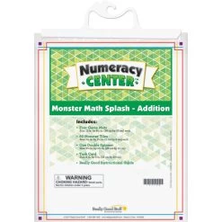 Monster Math Splash - Addition Numeracy Center™ - 1 Numeracy Center -Children School Supplies S810837 4