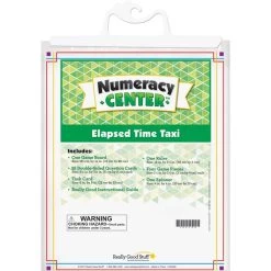 Really Good Stuff® Elapsed Time Taxi Numeracy Center With Storage Bag - Grab And Go Learning Pack - Children Master Elapsed-Time Questions - Grades 3-5 14 Really Good Stuff® Elapsed Time Taxi Numeracy Center With Storage Bag - Grab And Go Learning Pack - Children Master Elapsed-Time Questions - Grades 3-5 -Children School Supplies S810856 5