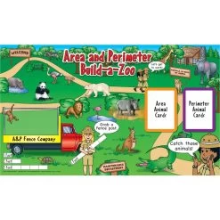 Area And Perimeter Build-A-Zoo Numeracy Center™ - 1 Numeracy Center 9 Area And Perimeter Build-A-Zoo Numeracy Center™ - 1 Numeracy Center -Children School Supplies S810864 2