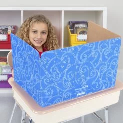 Standard Privacy Shields - Set Of 12 - 4 Group Colors - Star & Swirl - Matte -Children School Supplies S810988 3