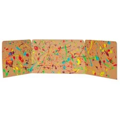 Standard Privacy Shields - Set Of 12 - 4 Group Colors - Star & Swirl - Matte -Children School Supplies S810988 7