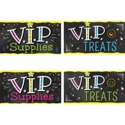 EZ Stick™ V.I.P. Labels - 8 Labels -Children School Supplies S811137 1