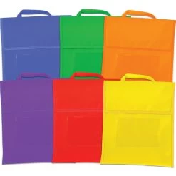 Group-Color Book Pouches - 6 Colors