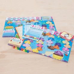 Really Good Stuff® Sugar And Spice! A Time And Money Cupcake Trail Game - 1 Game 8 Really Good Stuff® Sugar And Spice! A Time And Money Cupcake Trail Game - 1 Game -Children School Supplies S811323 2