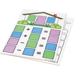 Teacher Demonstration Fact Family Dry Erase Board - Addition And Subtraction - 1 Board