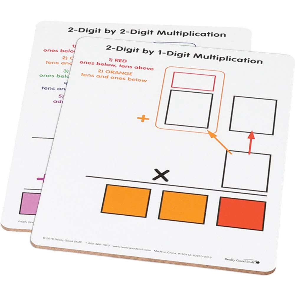 Beginning 2-Digit Multiplication Dry Erase Boards - 6 Boards 1 Beginning 2-Digit Multiplication Dry Erase Boards - 6 Boards