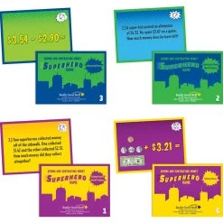 Adding And Subtracting Money Superhero Game - 2 Games -Children School Supplies S811438 3