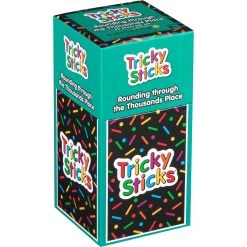 Really Good Stuff® Tricky Sticks™ - Rounding Through The Thousands Place - 1 Game