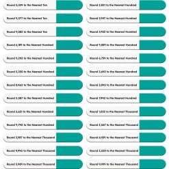 Really Good Stuff® Tricky Sticks™ - Rounding Through The Thousands Place - 1 Game -Children School Supplies S811466 2