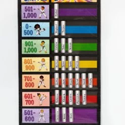 Math Facts Karate System Addition And Subtraction Through 1,000 - 1 Pocket Chart System -Children School Supplies S811471 1