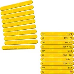 Really Good Stuff® Mixed Operations - Mental Math Sticks™ - 5 Puzzles