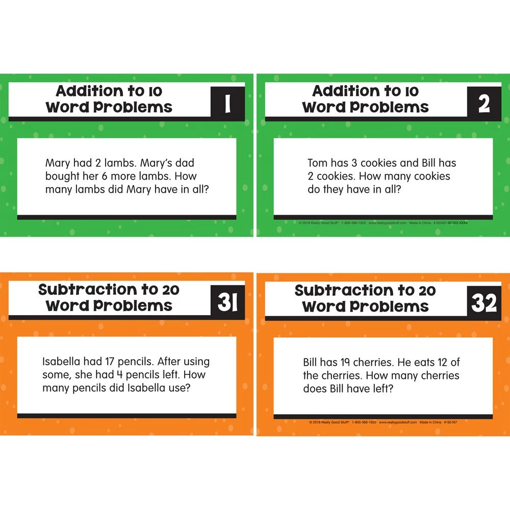 Rekenrek Task Cards - Addition And Subtraction To 20 Word Problems - 21 Cards 5 Rekenrek Task Cards - Addition And Subtraction To 20 Word Problems - 21 Cards - Image 5