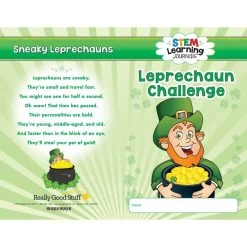 STEM Learning Journals™ - Leprechaun S.T.E.M. Challenge - 24 Journals -Children School Supplies S811650 2