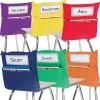 Grouping Chair Pockets -24 Pack - 6 Group Colors