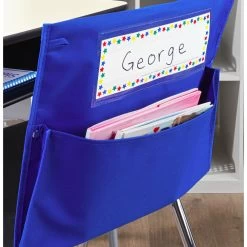 Grouping Chair Pockets -24 Pack - 6 Group Colors 15 Grouping Chair Pockets -24 Pack - 6 Group Colors -Children School Supplies S811676 6