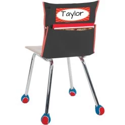 Grouping Chair Pockets Black - 32 Pack - 4 Group Colors -Children School Supplies S811695 1