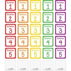 Math Stations Pocket Chart Cards - 48 Cards 11 Math Stations Pocket Chart Cards - 48 Cards -Children School Supplies S811714 3