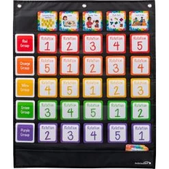 Math Stations Pocket Chart Cards - 48 Cards 13 Math Stations Pocket Chart Cards - 48 Cards -Children School Supplies S811714 5