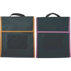 Paw Prints Book Pouches And Labels - Black With Neon Trim - Set Of 12 8 Paw Prints Book Pouches And Labels - Black With Neon Trim - Set Of 12 -Children School Supplies S811723 1